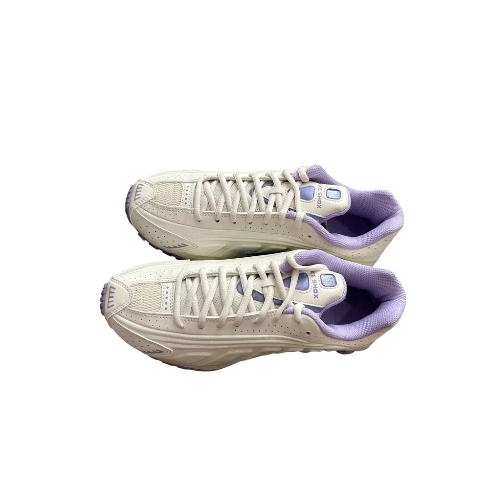 Nike Shox R4 Guava Ice Lavender Purple Silver Sneakers HF4050-001 Womens 8 6.5Y